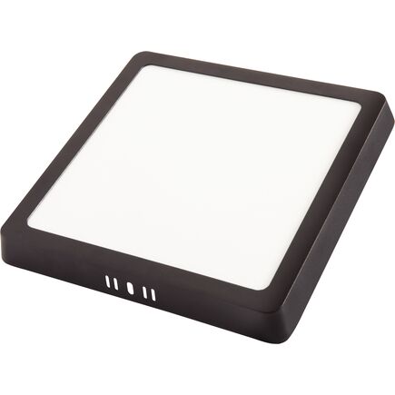 Plafon Fita LED Tramontina Quadrado de Sobrepor Preto 18 W 4000 K 1250 lm Luz Neutra