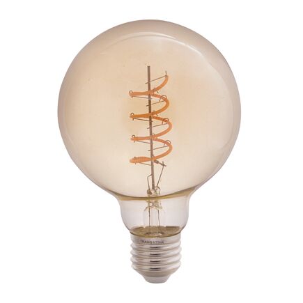 Lâmpada LED de Filamento Espiral Tramontina G95 4 W 2200 K Luz Amarela Âmbar