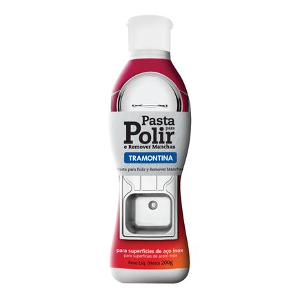 Pasta para Polir e Remover Manchas em Aço Inox Tramontina 200 g