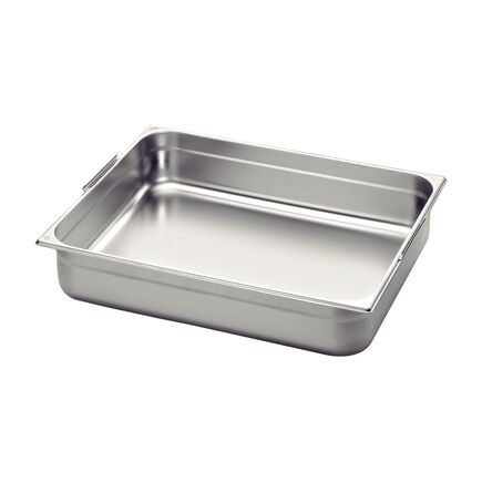 Cuba Tramontina GN 1/1 em Aço Inox com Alças Móveis Profundidade 180 mm - Aço 304