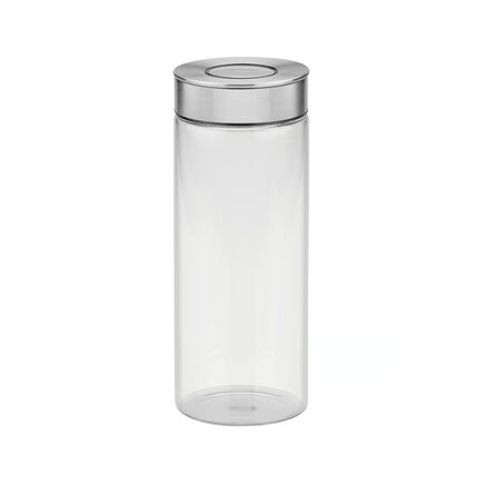 Pote de Vidro Tramontina Purezza com Tampa de Aço Inox 10 cm 1,8 L
