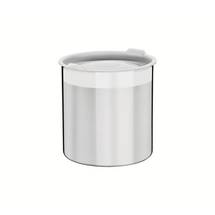 Pote Tramontina Cucina em Aço Inox para Mantimentos com Tampa Plástica 12 cm 1,5 L