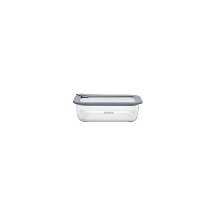 Pote de Vidro Tramontina Vittra Retangular com Tampa Hermética de Silicone 0,64 L