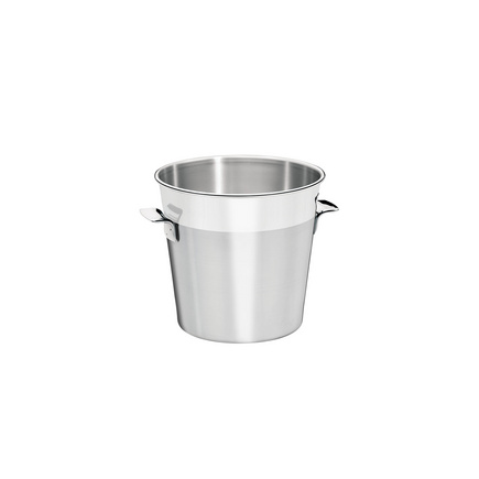 Balde para Gelo Tramontina Cosmos em Aço Inox Fosco com Borda em Brilho 14 cm 1,8 L