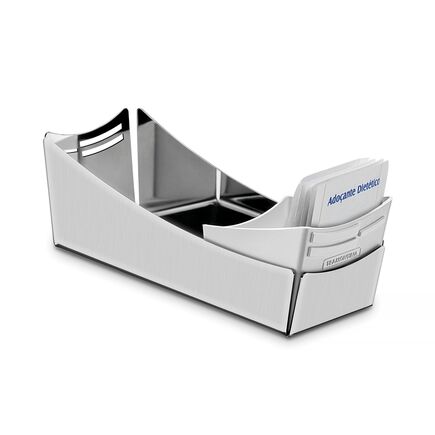 Porta-sachês Tramontina em Aço Inox com Suporte para Colheres em Plástico
