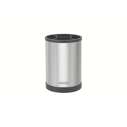 Porta-Utensílios Giratório Tramontina Plurale em Aço Inox