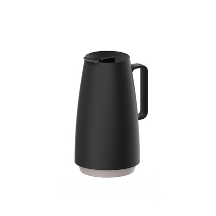 Bule Térmico Tramontina Exata em Plástico Preto com Ampola de Vidro 500 ml
