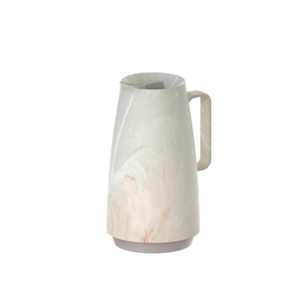 Bule Térmico Tramontina Exata em Plástico Marmorizado Creme 500 ml