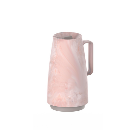 Bule Térmico Tramontina Exata em Plástico Marmorizado Rosa 500 ml