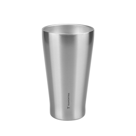 Copo Térmico Tramontina em Aço Inox sem Tampa 550 ml