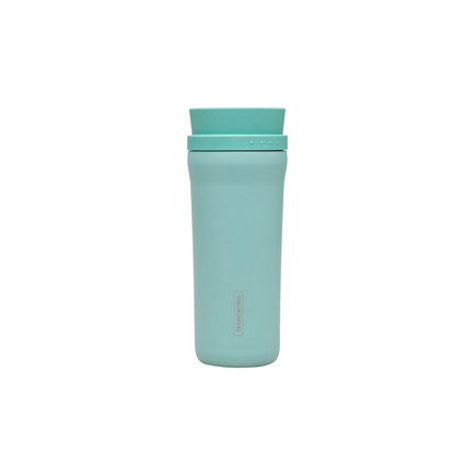 Copo Térmico Tramontina 460 ml Verde em Aço Inox com Bocal 360°