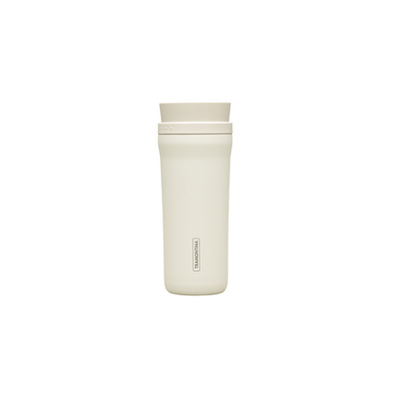 Copo Térmico Tramontina 460 ml Bege em Aço Inox com Bocal 360°