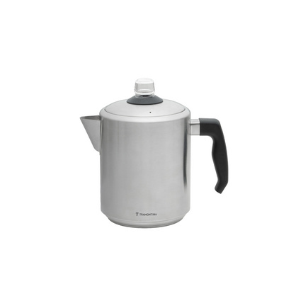Cafeteira Percoladora Tramontina em Aço Inox com Cabo de Baquelite 2 L
