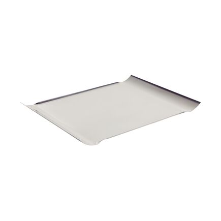 Bandeja Tramontina Quadrata Retangular em Aço Inox Alto Brilho 57 x 32 cm