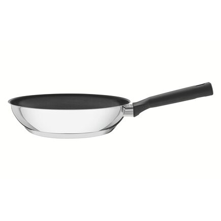 Frigideira Tramontina Brava Baquelite em Aço Inox com Revestimento Interno em Antiaderente com Cabo de Baquelite 28 cm 3,2 L