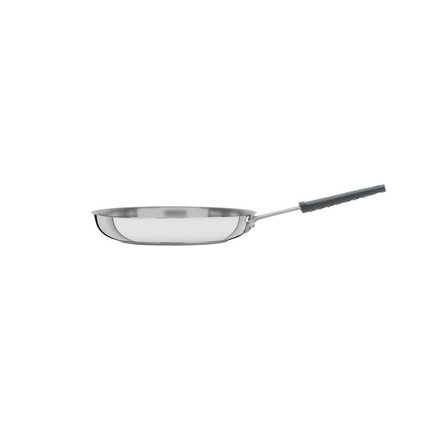 Frigideira Tramontina Professional em Aço Inox com Fundo Triplo e Cabo com Luva de Silicone Removível 30 cm