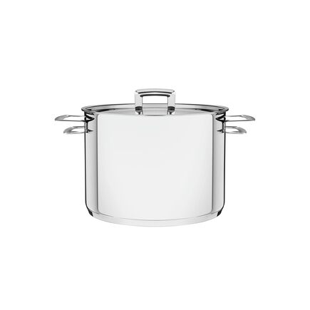 Caldeirão Tramontina em Aço Inox Fundo Triplo com Tampa Plana e Alças 20 cm 4,6 L