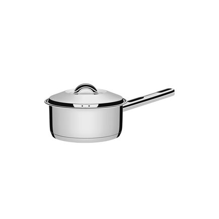Panela Tramontina Solar em Aço Inox com Fundo Triplo 16 cm 1,4 L Sem Embalagem