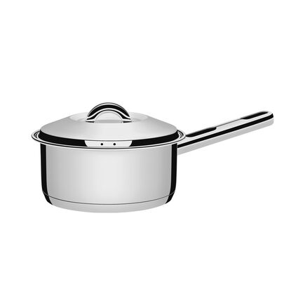 Panela Tramontina Solar em Aço Inox Fundo Triplo com Tampa e Cabo 24 cm 4,7 L