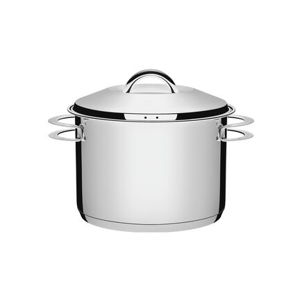 Caldeirão Tramontina Solar em Aço Inox Fundo Triplo com Tampa e Alças 24 cm 7,8 L