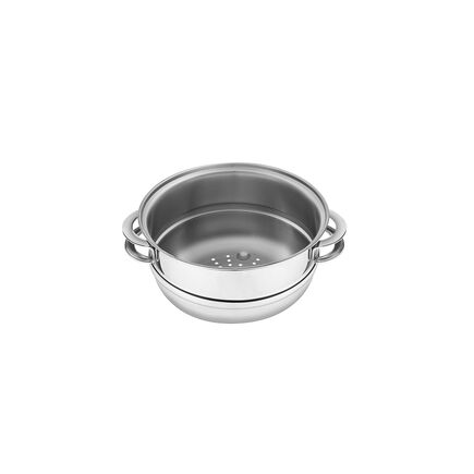 Cozi-Vapore Tramontina Solar em Inox com Alças 16 cm 1,6 L