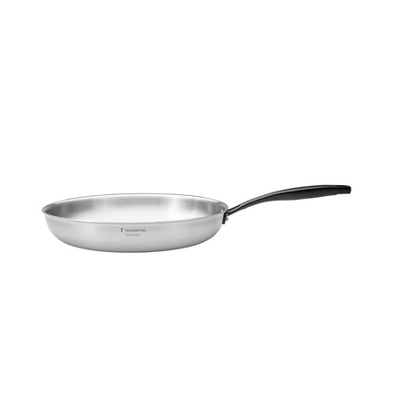 Frigideira Tramontina Grano Black em Aço Inox Corpo Triplo com Cabo 26 cm 2,2 L