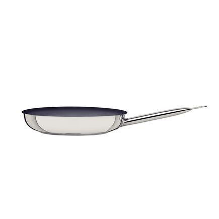 Frigideira Rasa Tramontina Professional em Aço Inox com Fundo Triplo e Revestimento Interno Cerâmico Grafite 20 cm 1,1 L