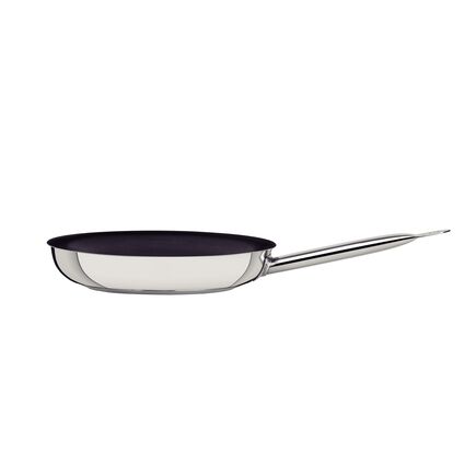 Frigideira Tramontina Professional Rasa em Aço Inox com Fundo Triplo Revestimento Interno em Antiaderente com Cabo 30 cm 2,9 L