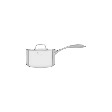 Panela Tramontina Chrono em Aço Inox Corpo Triplo com Tampa e Cabo 16 cm 1,7 L