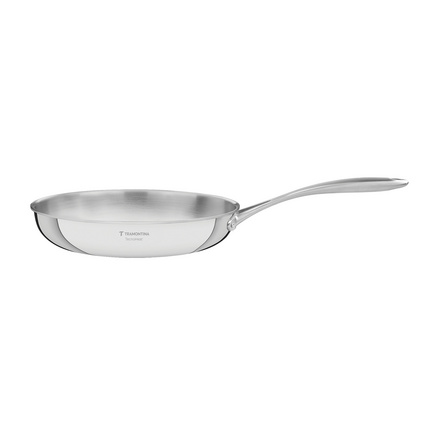 Frigideira Tramontina Chrono em Aço Inox com Corpo Triplo e Cabo 30 cm 3,4 L