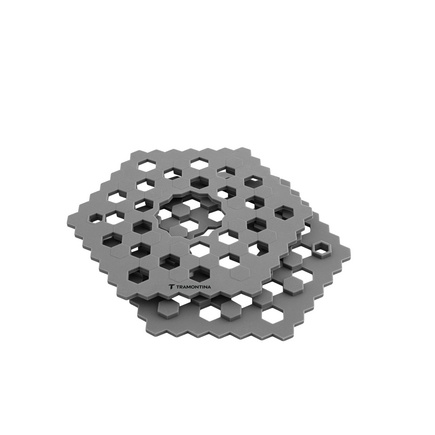 Descanso de Panelas Tramontina Vivace em Silicone Hexagonal 2 Peças Ø18 cm