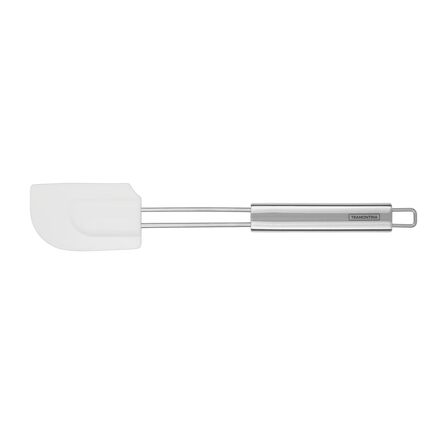 Espátula de Silicone Tramontina Marffim em Aço Inox