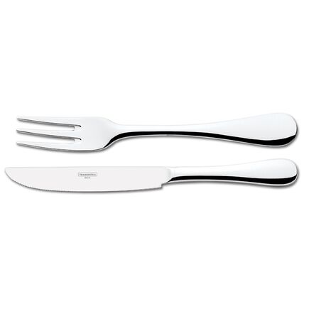 Talheres Trinchantes para Carne Tramontina Classic em Aço Inox com Acabamento Alto Brilho