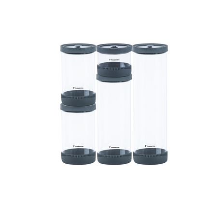 Jogo de Potes de Vidro Herméticos Tramontina Purezza em Borosilicato com Tampa