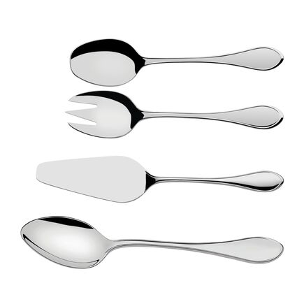 Jogo de Utensílios Tramontina Italy em Aço Inox Acabamento Alto Brilho 4 Peças
