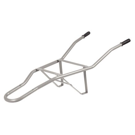 Conjunto de Braços para Carrinho de Mão Tramontina em Aço Tubular 1,5 mm Cinza