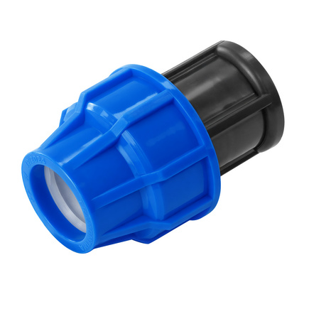 Adaptador de Compressão Rosca Fêmea 20 mm x 1/2 Tramontina para Tubos de PEAD