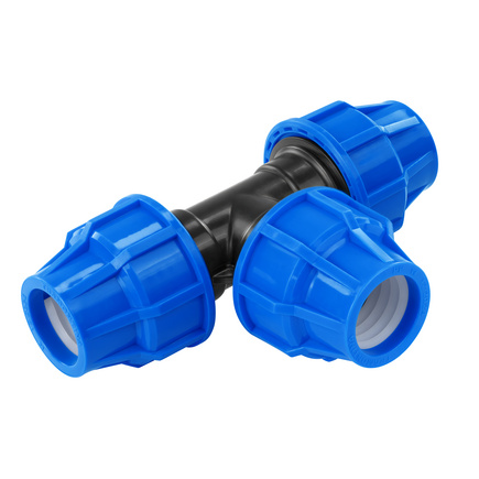 Tê 90º de Compressão 20 mm Tramontina para Tubos de PEAD