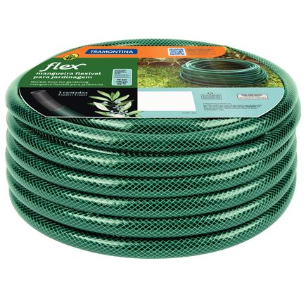 Mangueira Flex para Jardim Tramontina Verde em PVC 3 Camadas 20 m