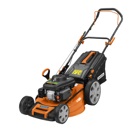 Cortador de Grama a Gasolina Tramontina CC53M com Diâmetro de Corte de 530 mm Motor 159 cc Chassi Metálico e Recolhedor Rígido