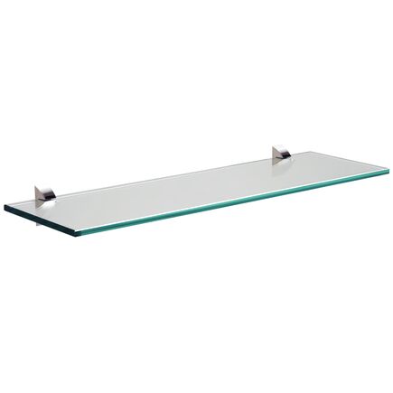 Prateleira de Vidro Tramontina Glass Reta com Suporte Injetado 600x150x8 mm