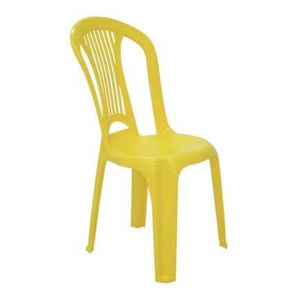 Cadeira Bistrô Tramontina Atlântida Basic em Polipropileno Amarelo
