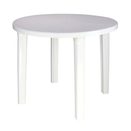 Mesa Tramontina Summa Cassino em Polipropileno Branco