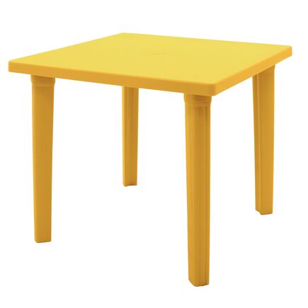 Mesa Tramontina Summa Sancho em Polipropileno Amarelo