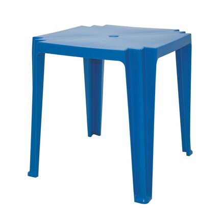 Mesa Tramontina Tambaú em Polipropileno Azul