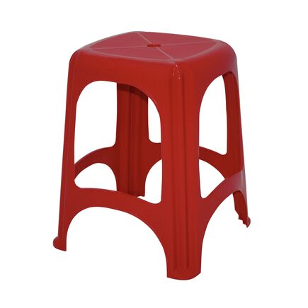 Banqueta Tramontina Niterói ECO em Polipropileno Vermelho