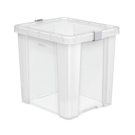 Caixa Organizadora Tramontina Office em Polipropileno Transparente 42 L