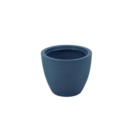 Vaso Tramontina Asteca em Polietileno Azul Turquesa com Prato 38 cm