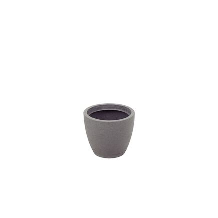 Vaso Tramontina Asteca em Polietileno Granito Pedra com Prato 24 cm