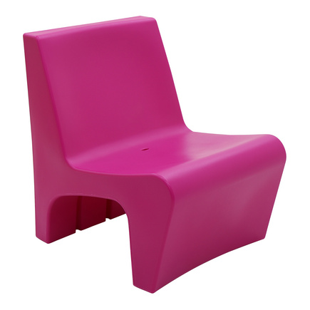 Poltrona Tramontina Berta em Polietileno Hot Pink